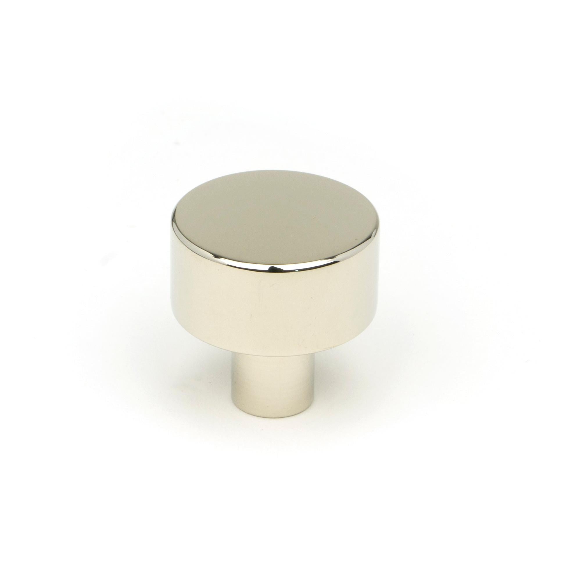 Polished Nickel Kelso Cabinet Knob - 25mm (No Rose) | From The Anvil - Cabinet Knobs - From The Anvil - Yester Home