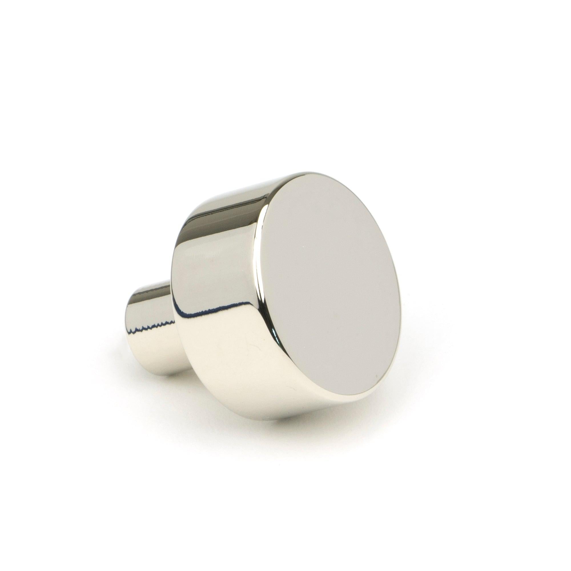 Polished Nickel Kelso Cabinet Knob - 25mm (No Rose) | From The Anvil - Cabinet Knobs - From The Anvil - Yester Home