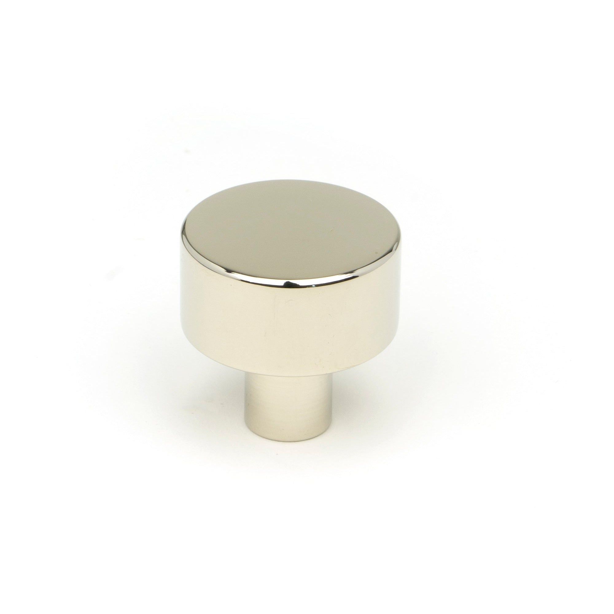 Polished Nickel Kelso Cabinet Knob - 25mm (No Rose) | From The Anvil-Cabinet Knobs-Yester Home