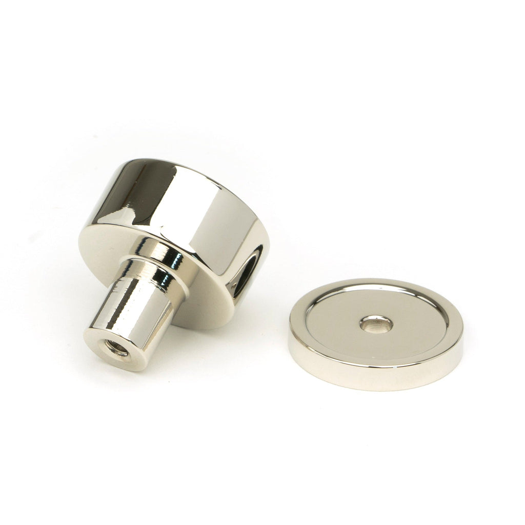 Polished Nickel Kelso Cabinet Knob - 25mm (Plain) | From The Anvil