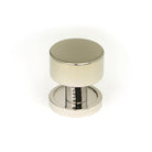 Polished Nickel Kelso Cabinet Knob - 25mm (Plain) | From The Anvil-Cabinet Knobs-Yester Home