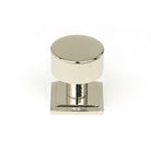 Polished Nickel Kelso Cabinet Knob - 25mm (Square) | From The Anvil-Cabinet Knobs-Yester Home