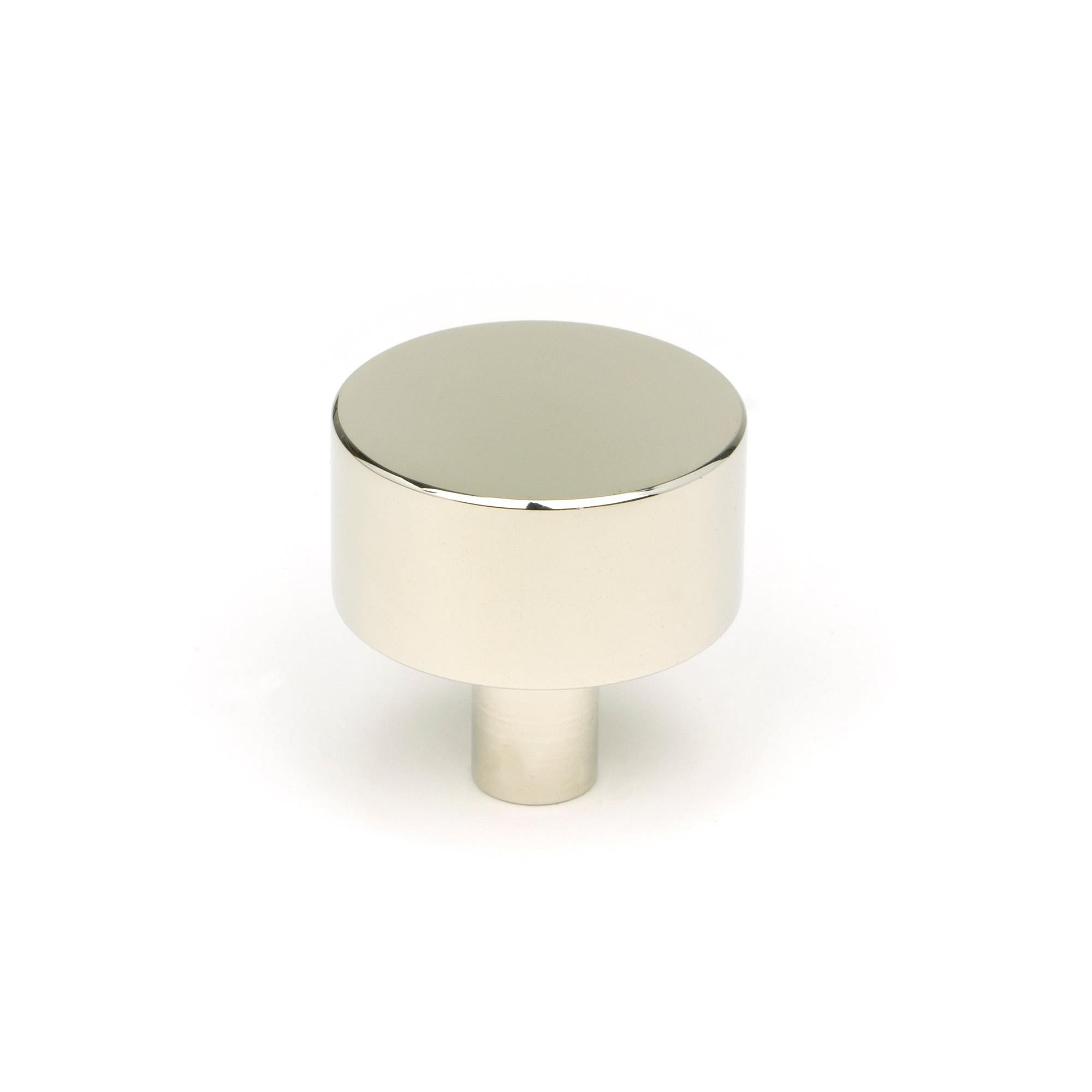 Polished Nickel Kelso Cabinet Knob - 32mm (No Rose) | From The Anvil - Cabinet Knobs - From The Anvil - Yester Home