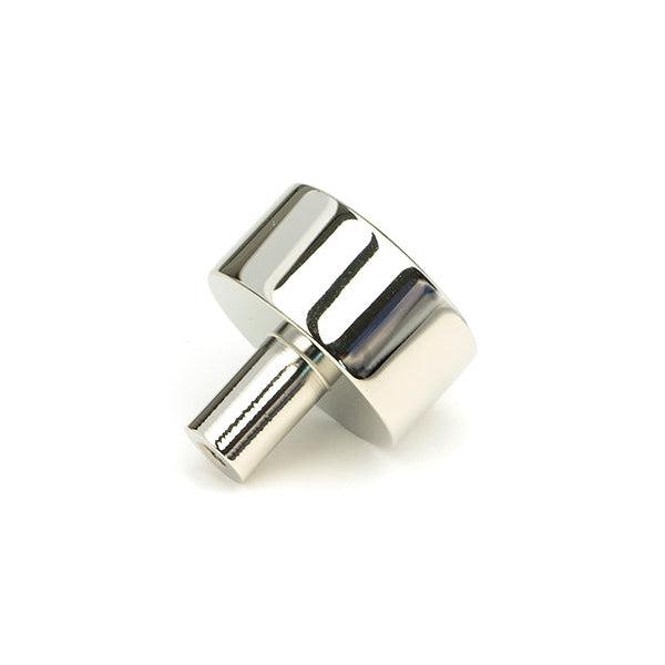 Polished Nickel Kelso Cabinet Knob - 32mm (No Rose) | From The Anvil-Cabinet Knobs-Yester Home