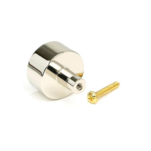 Polished Nickel Kelso Cabinet Knob - 32mm (No Rose) | From The Anvil-Cabinet Knobs-Yester Home