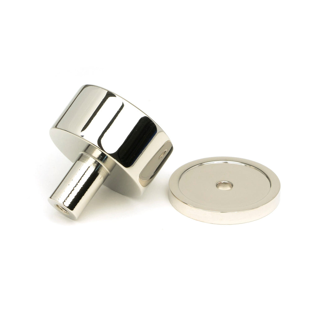 Polished Nickel Kelso Cabinet Knob - 32mm (Plain) | From The Anvil-Cabinet Knobs-Yester Home