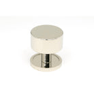 Polished Nickel Kelso Cabinet Knob - 32mm (Plain) | From The Anvil-Cabinet Knobs-Yester Home