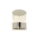 Polished Nickel Kelso Cabinet Knob - 32mm (Square) | From The Anvil - Cabinet Knobs - From The Anvil - Yester Home