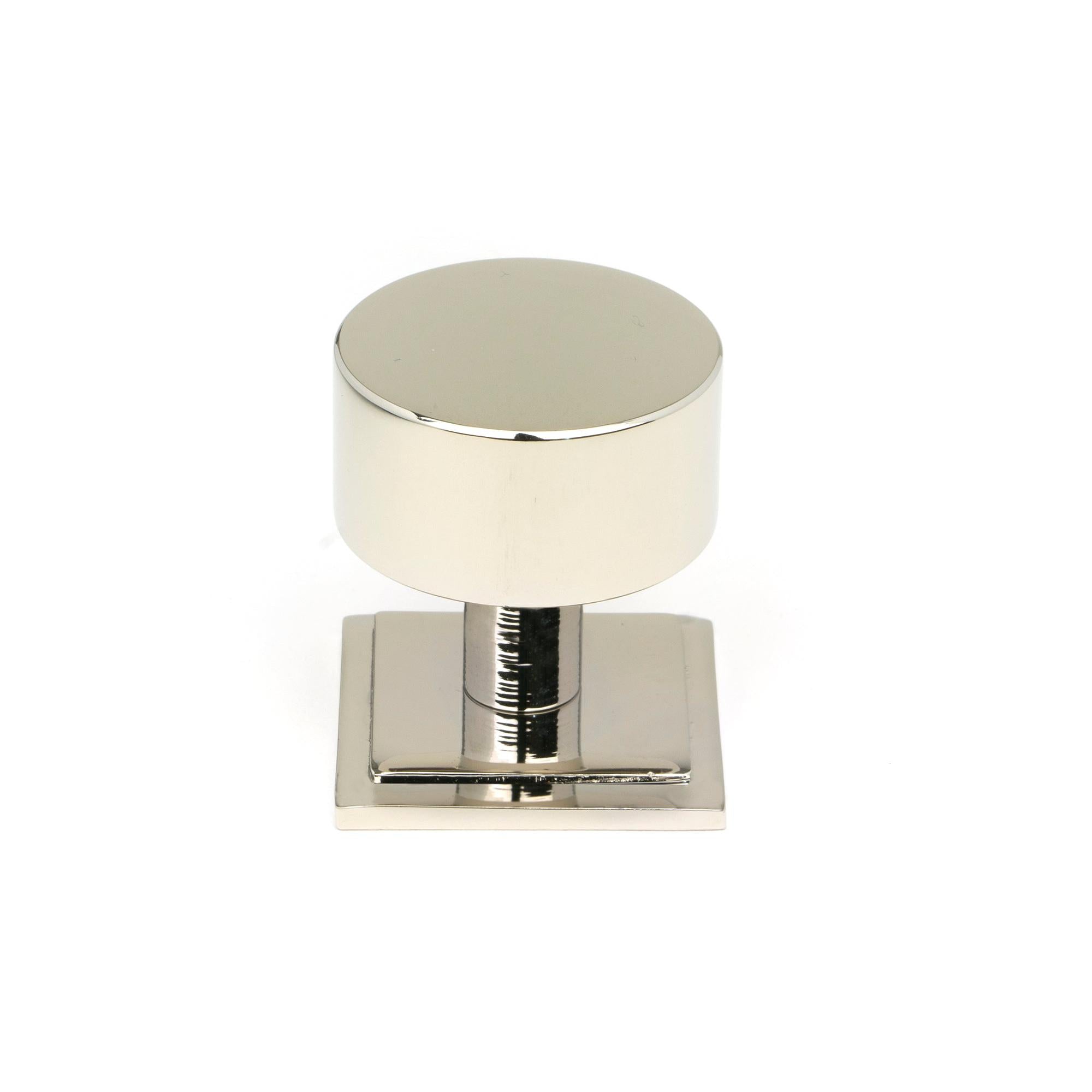 Polished Nickel Kelso Cabinet Knob - 32mm (Square) | From The Anvil - Cabinet Knobs - From The Anvil - Yester Home