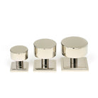 Polished Nickel Kelso Cabinet Knob - 32mm (Square) | From The Anvil - Cabinet Knobs - From The Anvil - Yester Home