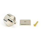 Polished Nickel Kelso Cabinet Knob - 32mm (Square) | From The Anvil-Cabinet Knobs-Yester Home