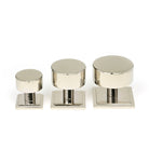Polished Nickel Kelso Cabinet Knob - 32mm (Square) | From The Anvil-Cabinet Knobs-Yester Home