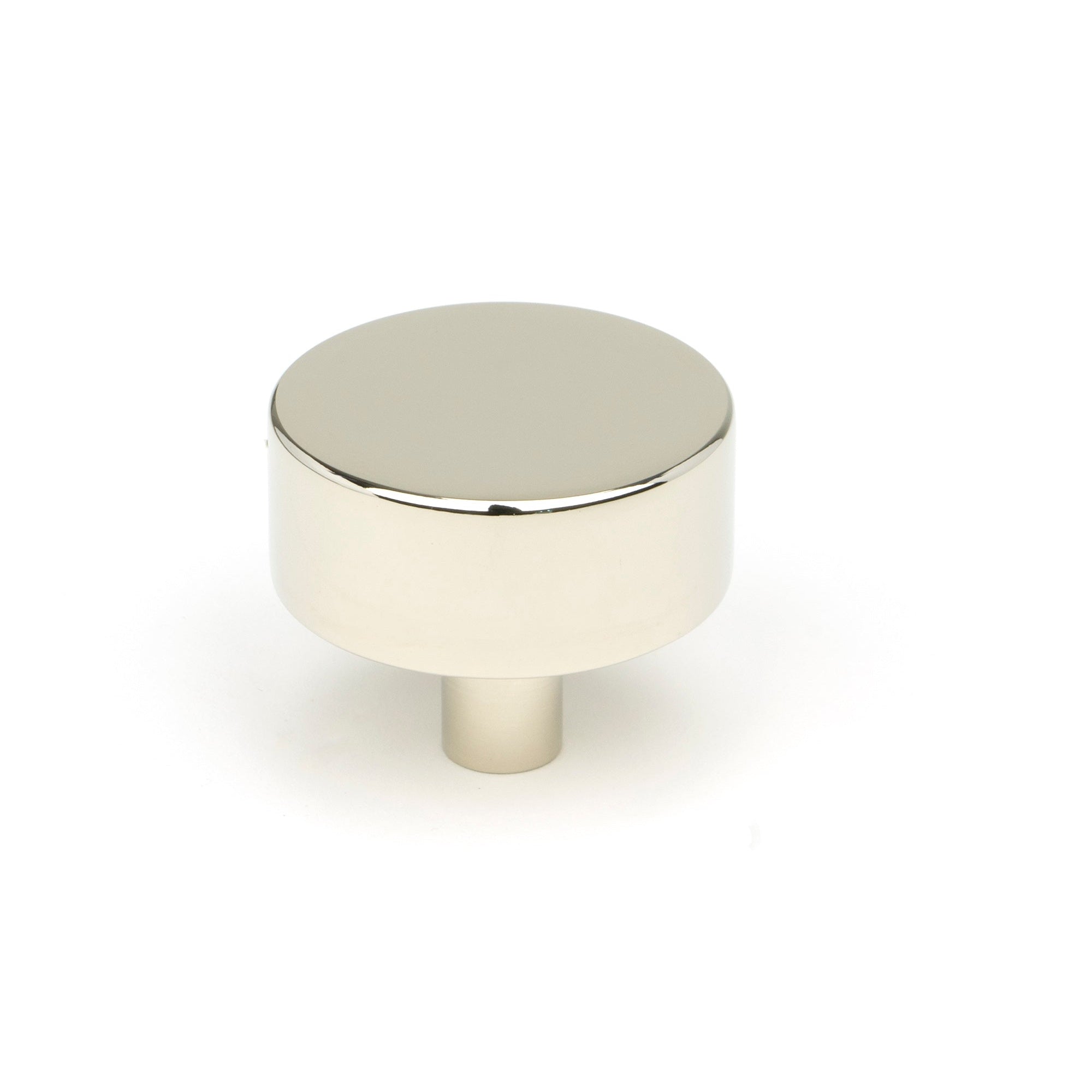 Polished Nickel Kelso Cabinet Knob - 38mm (No rose) | From The Anvil-Cabinet Knobs-Yester Home