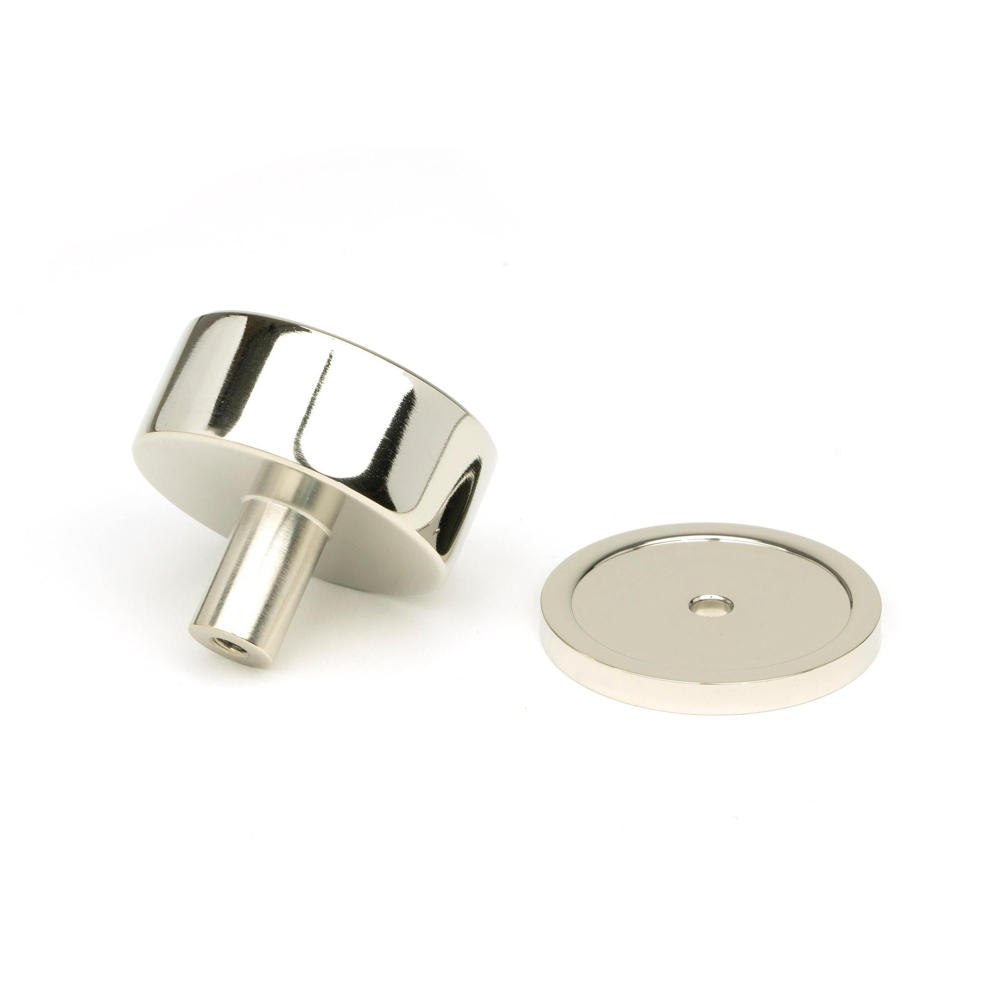 Polished Nickel Kelso Cabinet Knob - 38mm (Plain) | From The Anvil - Cabinet Knobs - From The Anvil - Yester Home