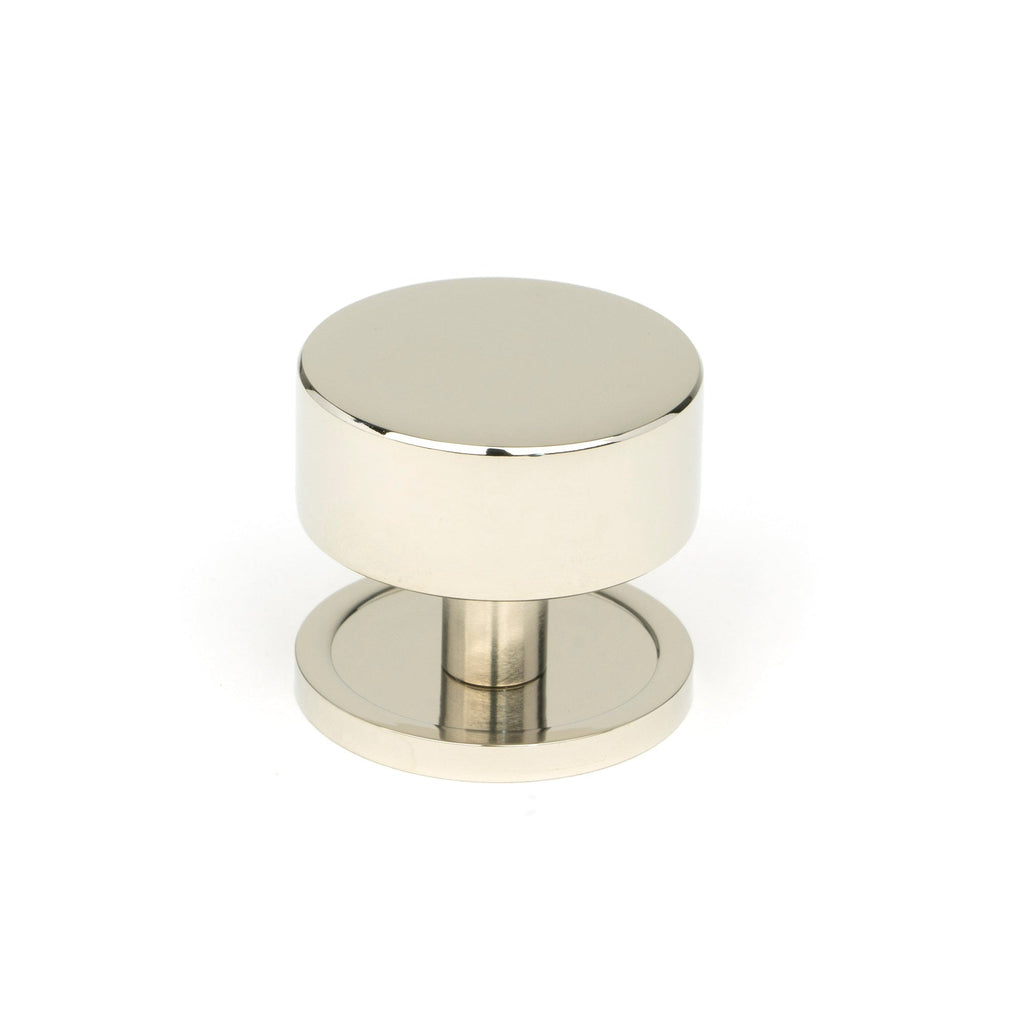 Polished Nickel Kelso Cabinet Knob - 38mm (Plain) | From The Anvil-Cabinet Knobs-Yester Home
