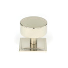 Polished Nickel Kelso Cabinet Knob - 38mm (Square) | From The Anvil - Cabinet Knobs - From The Anvil - Yester Home