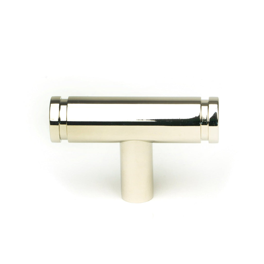 Polished Nickel Kelso T-Bar | From The Anvil-Cabinet Knobs-Yester Home
