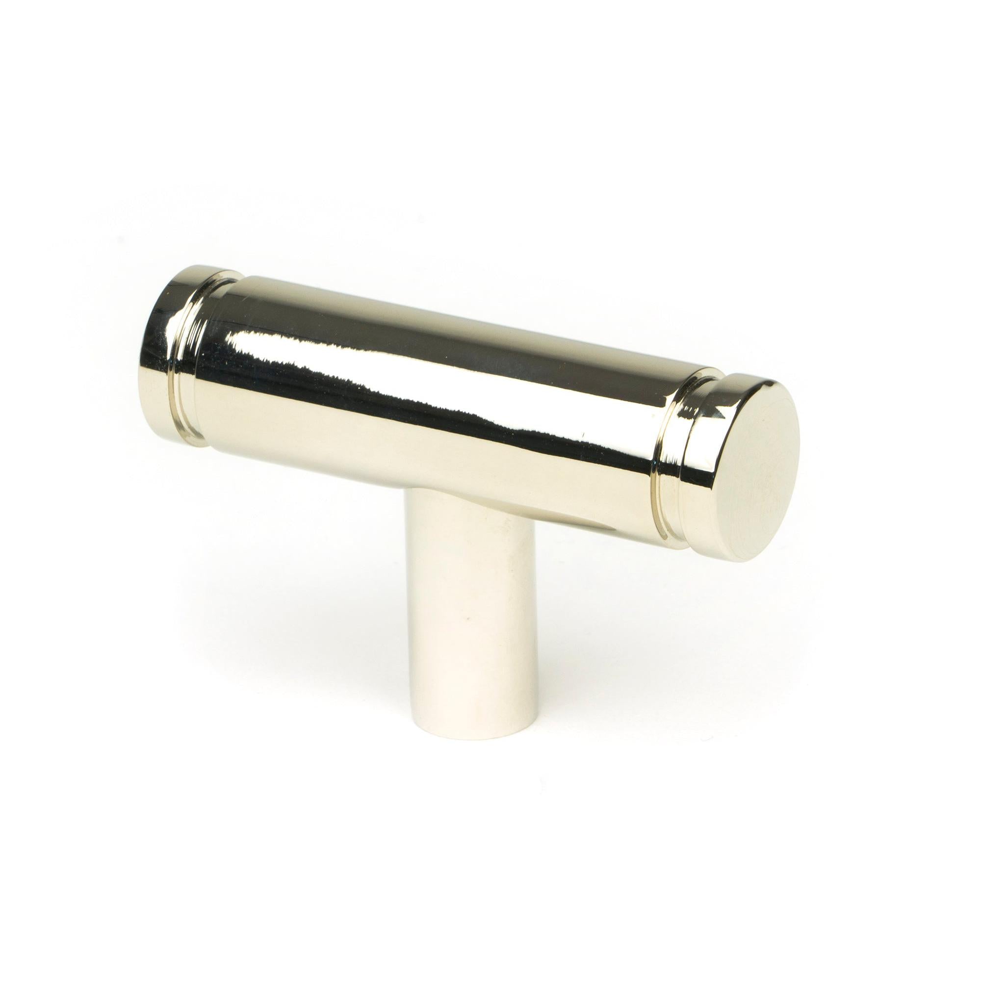 Polished Nickel Kelso T-Bar | From The Anvil - Cabinet Knobs - From The Anvil - Yester Home