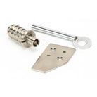 Polished Nickel Key-Flush Sash Stop | From The Anvil - Sash Stops - From The Anvil - Yester Home