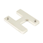 Polished Nickel Letter H | From The Anvil - Letters - From The Anvil - Yester Home