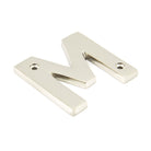 Polished Nickel Letter M | From The Anvil-Letters-Yester Home