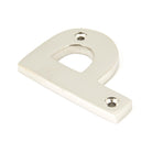 Polished Nickel Letter P | From The Anvil - Letters - From The Anvil - Yester Home