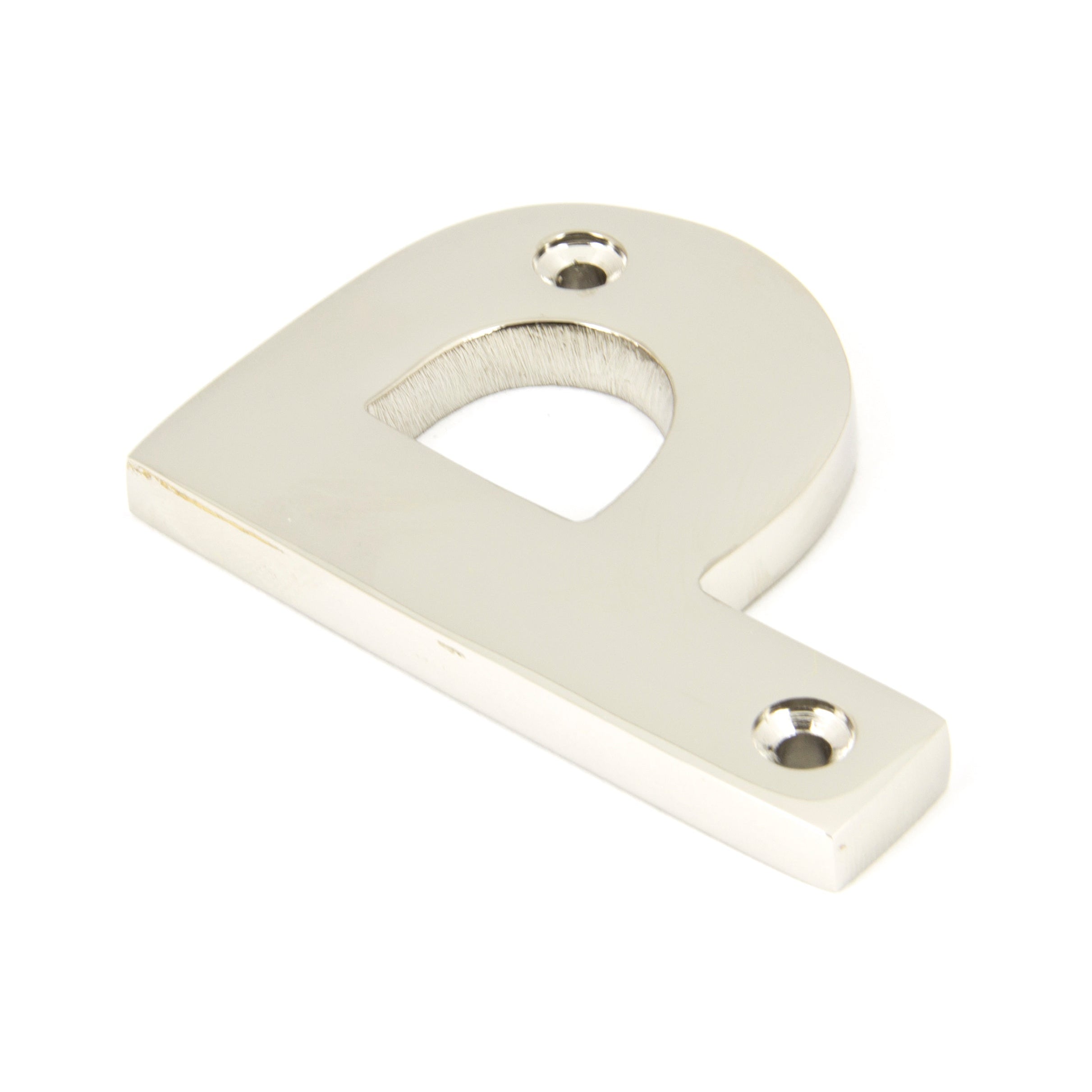 Polished Nickel Letter P | From The Anvil-Letters-Yester Home