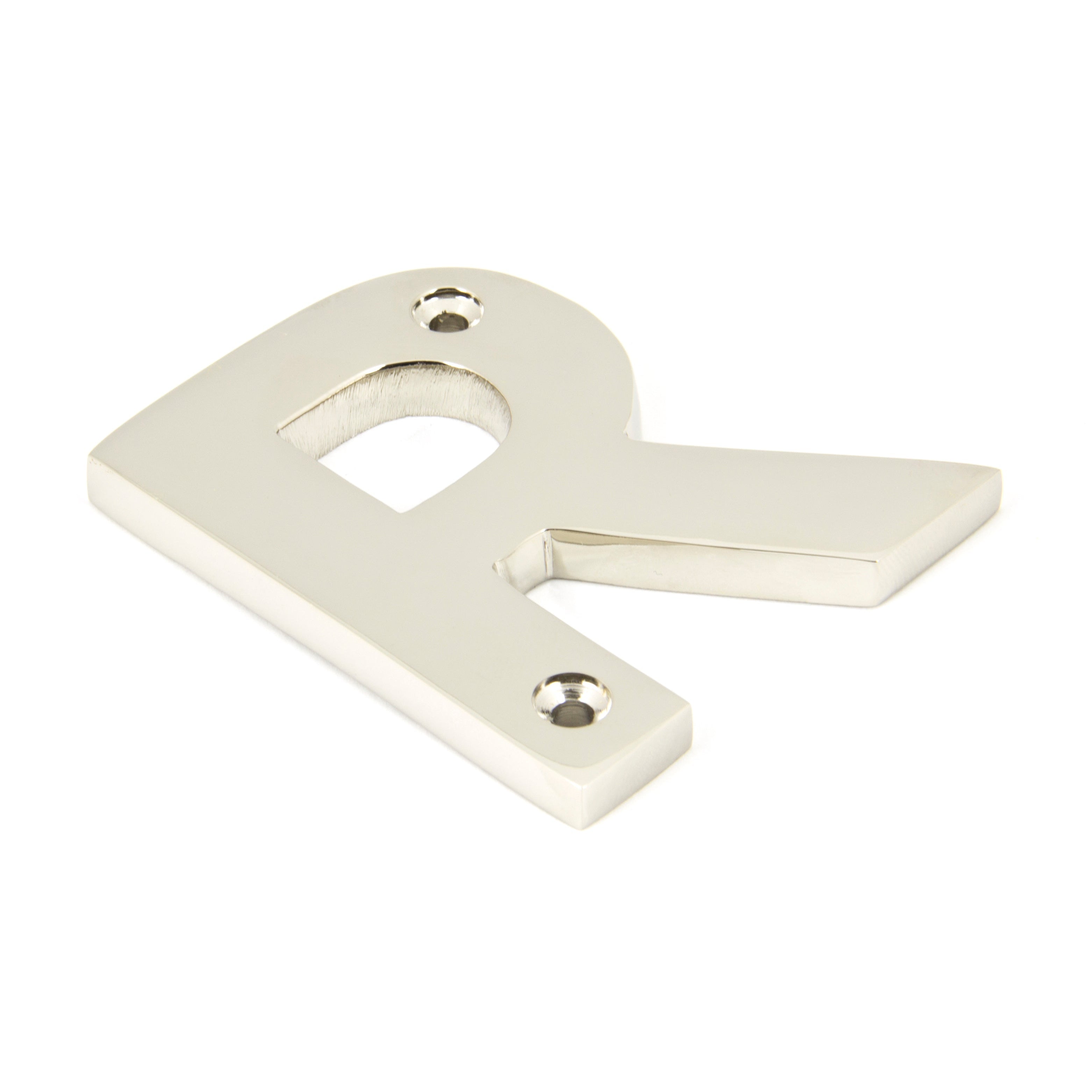 Polished Nickel Letter R | From The Anvil-Letters-Yester Home