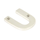 Polished Nickel Letter U | From The Anvil-Letters-Yester Home