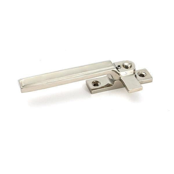 Polished Nickel Locking Art Deco Fastener - LH - Locking Fasteners - From The Anvil - Yester Home