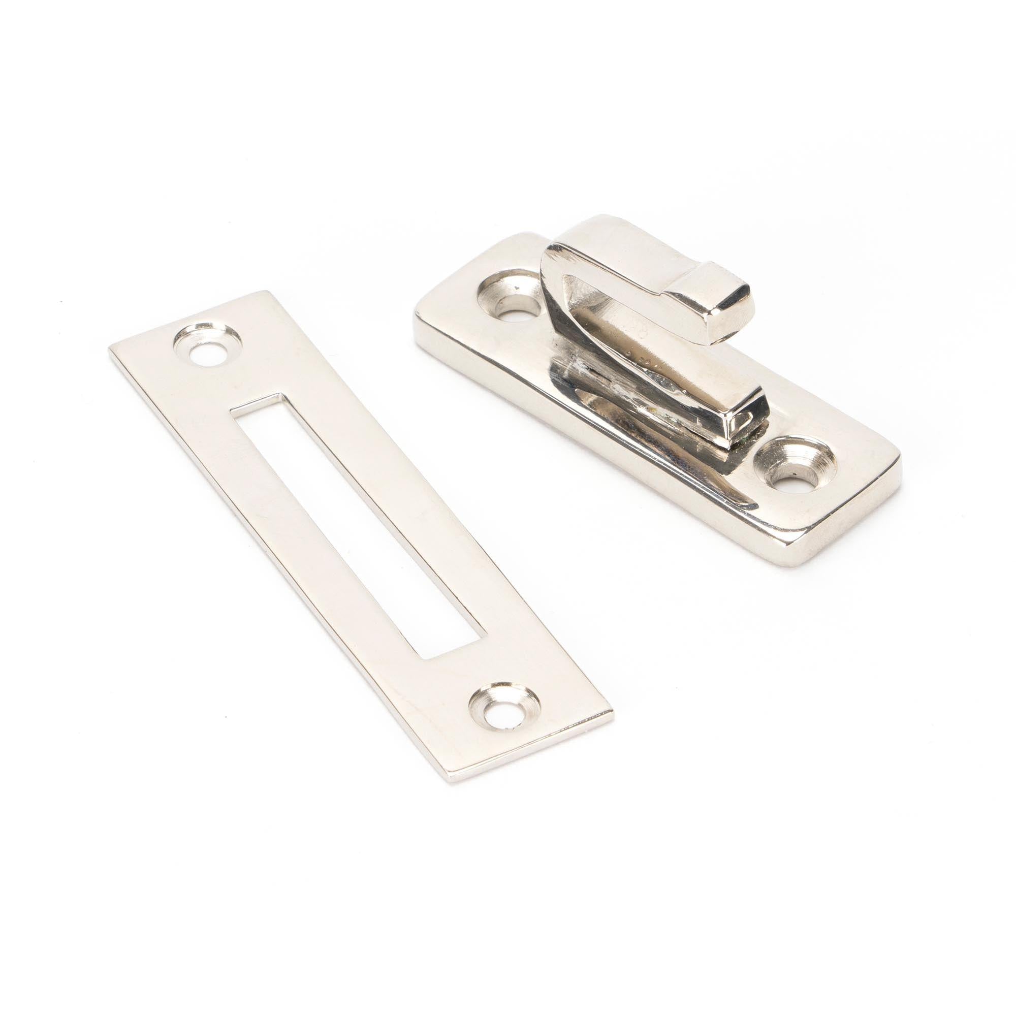 Polished Nickel Locking Avon Fastener | From The Anvil - Locking Fasteners - From The Anvil - Yester Home