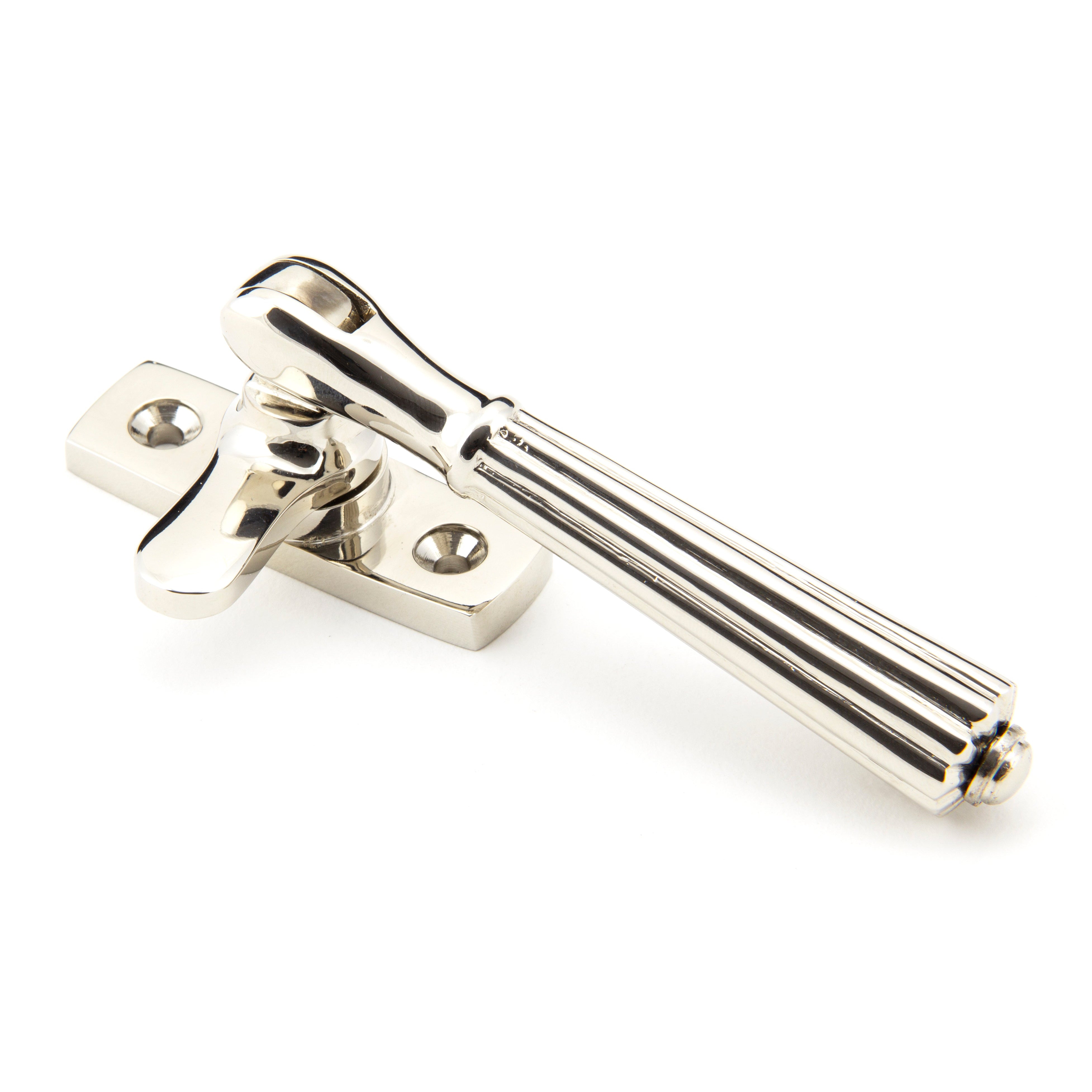 Polished Nickel Locking Hinton Fastener | From The Anvil-Locking Fasteners-Yester Home
