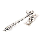 Polished Nickel Locking Reeded Fastener | From The Anvil - Locking Fasteners - From The Anvil - Yester Home