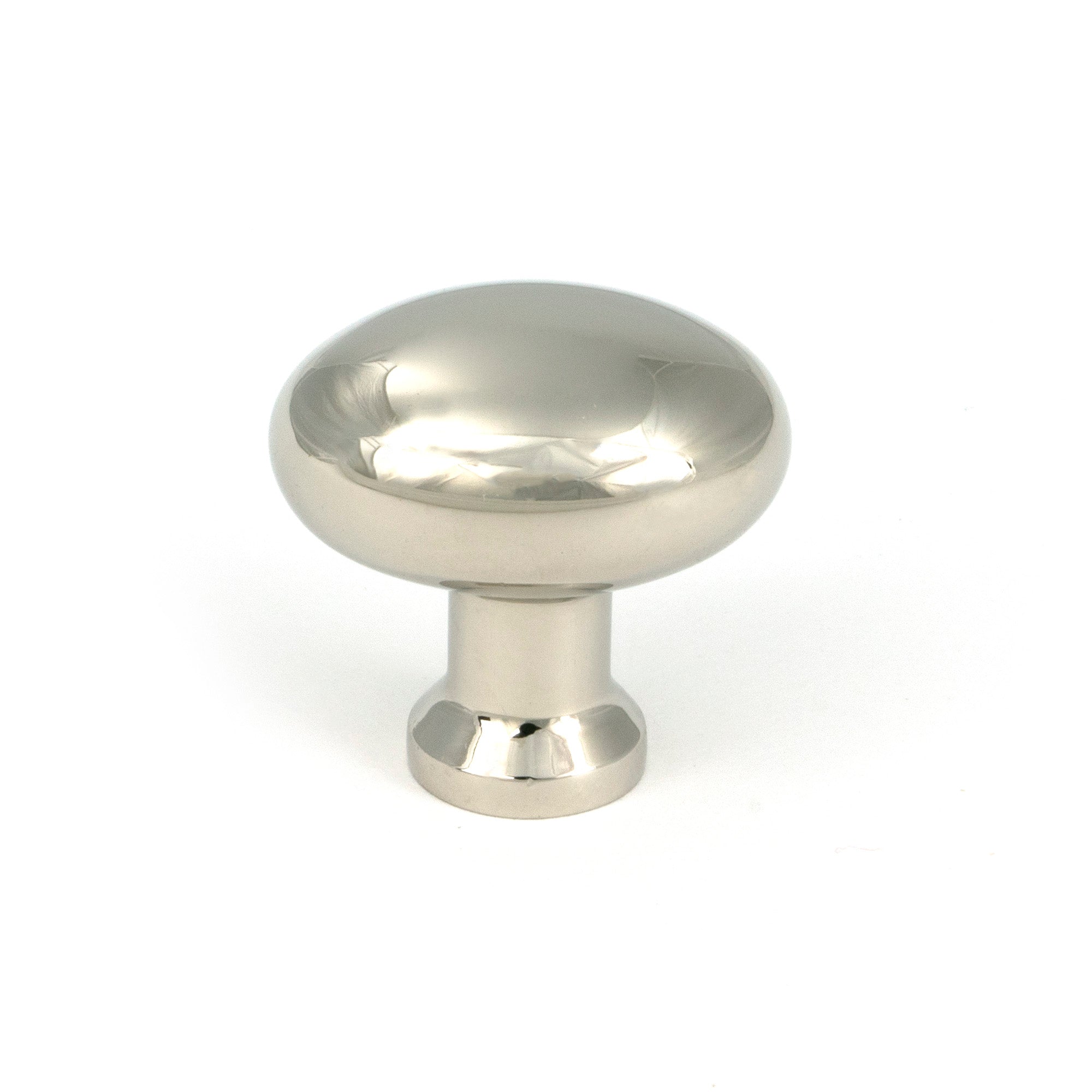 Polished Nickel Moore Cabinet Knob - 32mm - Cabinet Knobs - From The Anvil - Yester Home