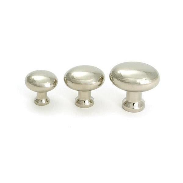 Polished Nickel Moore Cabinet Knob - 38mm - Cabinet Knobs - From The Anvil - Yester Home