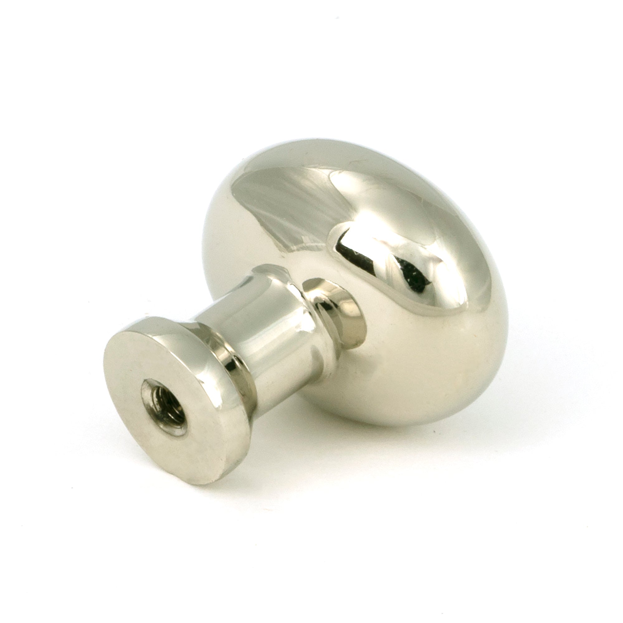 Polished Nickel Moore Cabinet Knob - 38mm - Cabinet Knobs - From The Anvil - Yester Home