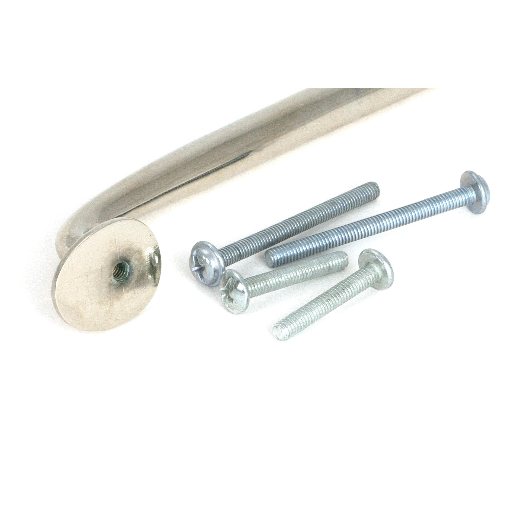 Polished Nickel Moore Pull Handle - Large - Pull Handles - From The Anvil - Yester Home