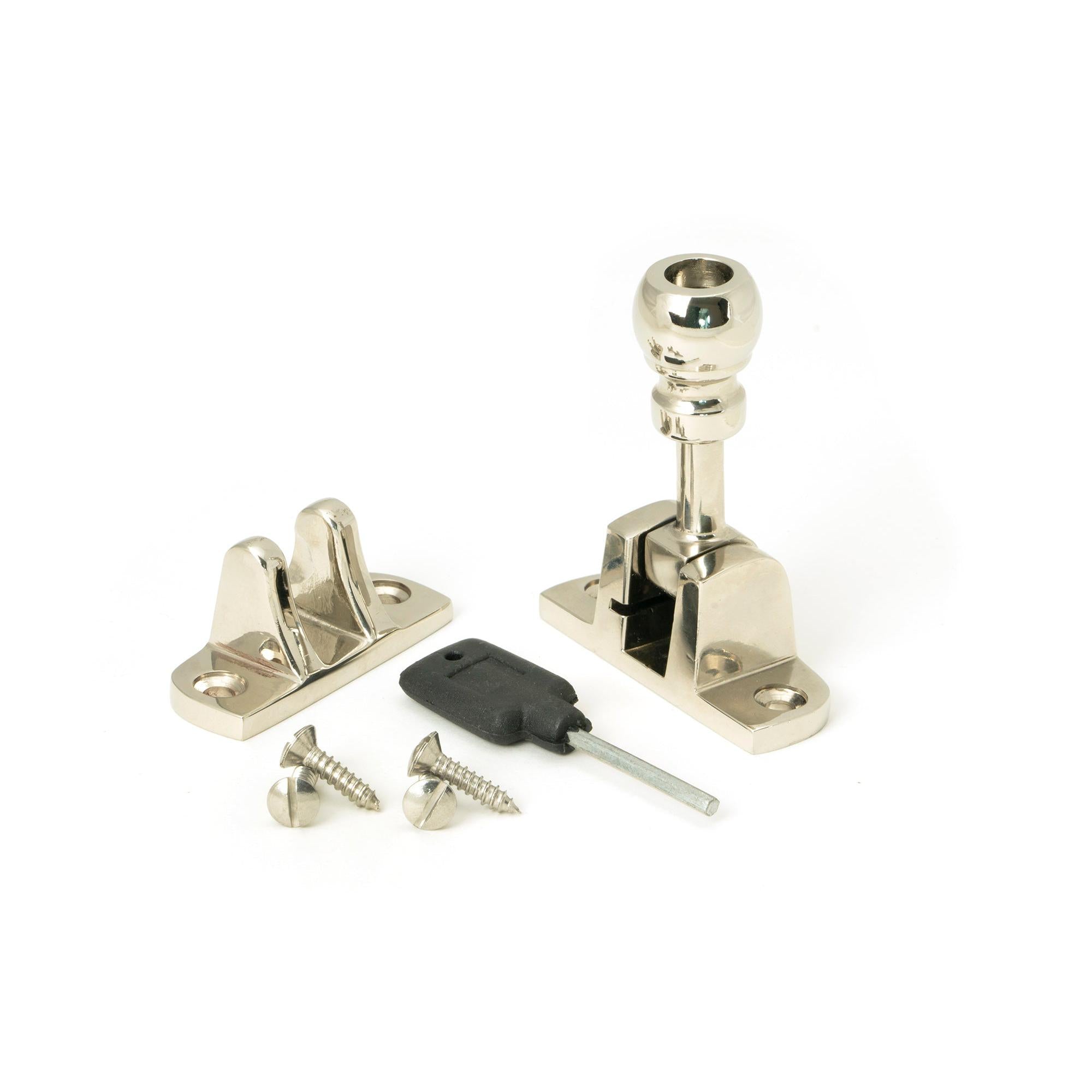 Polished Nickel Mushroom Brighton Fastener (Radiused) | From The Anvil - Fasteners - From The Anvil - Yester Home