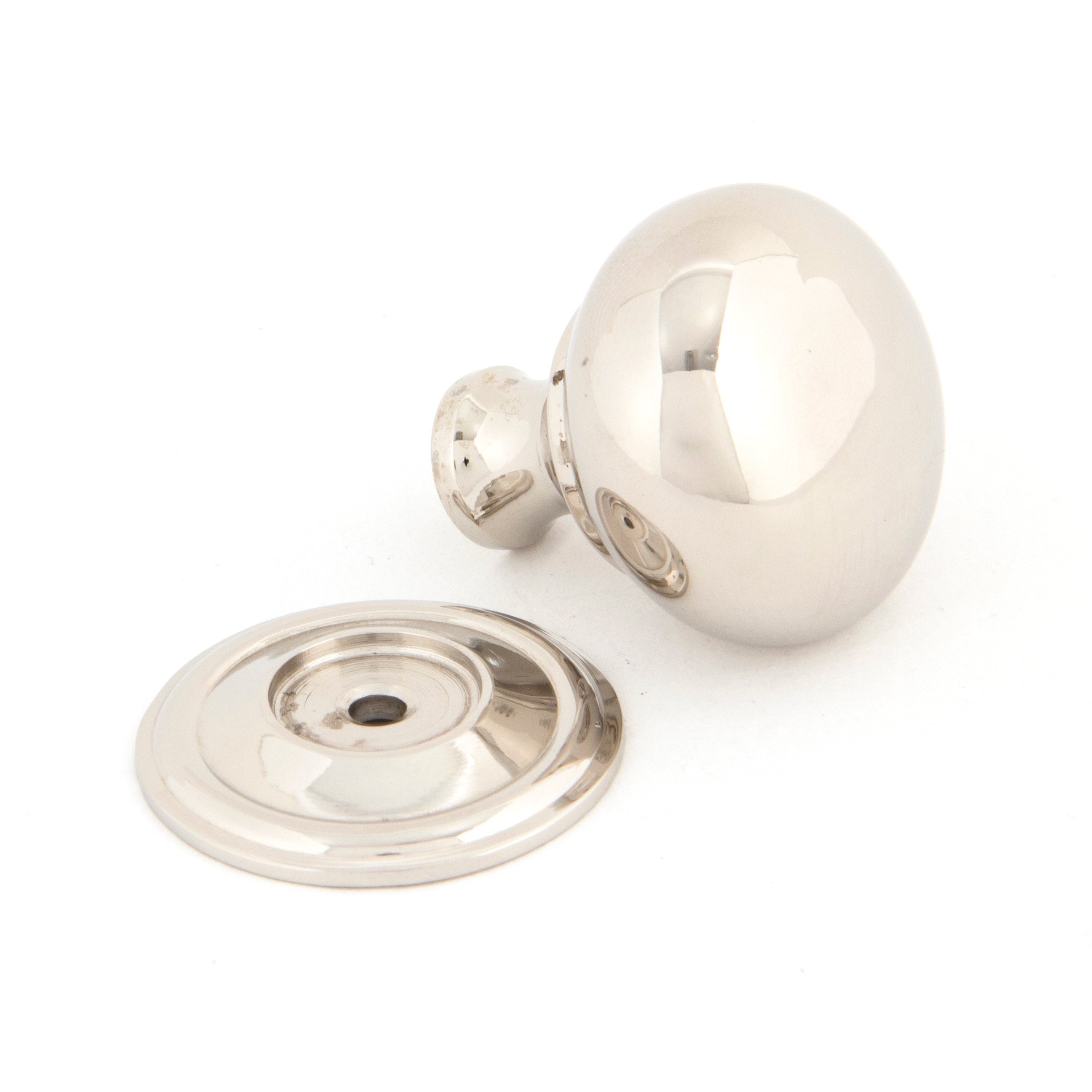 Polished Nickel Mushroom Cabinet Knob 32mm | From The Anvil-Cabinet Knobs-Yester Home
