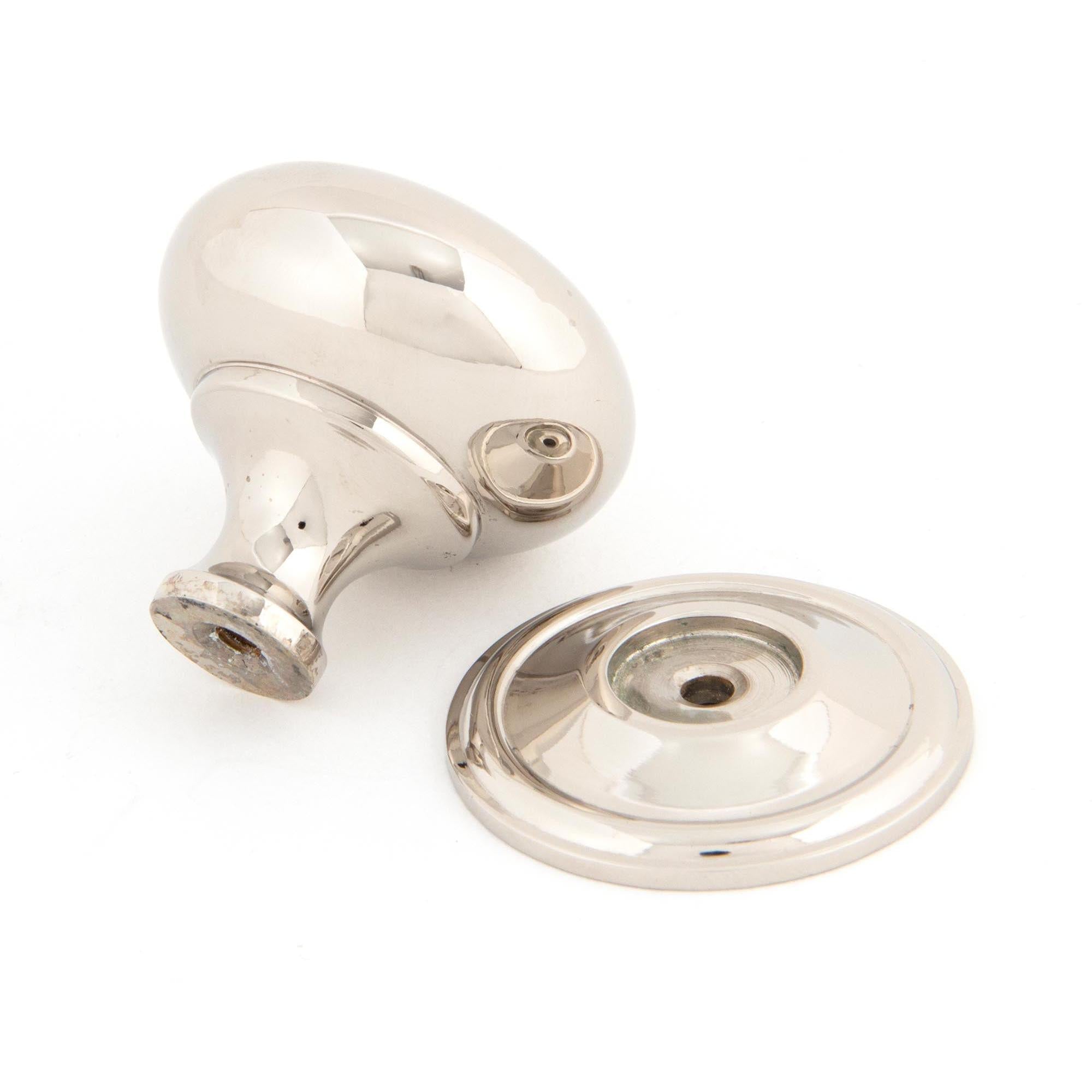 Polished Nickel Mushroom Cabinet Knob 38mm | From The Anvil - Cabinet Knobs - From The Anvil - Yester Home