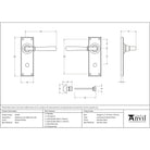 Polished Nickel Newbury Lever Bathroom Set | From The Anvil-Lever Bathroom-Yester Home