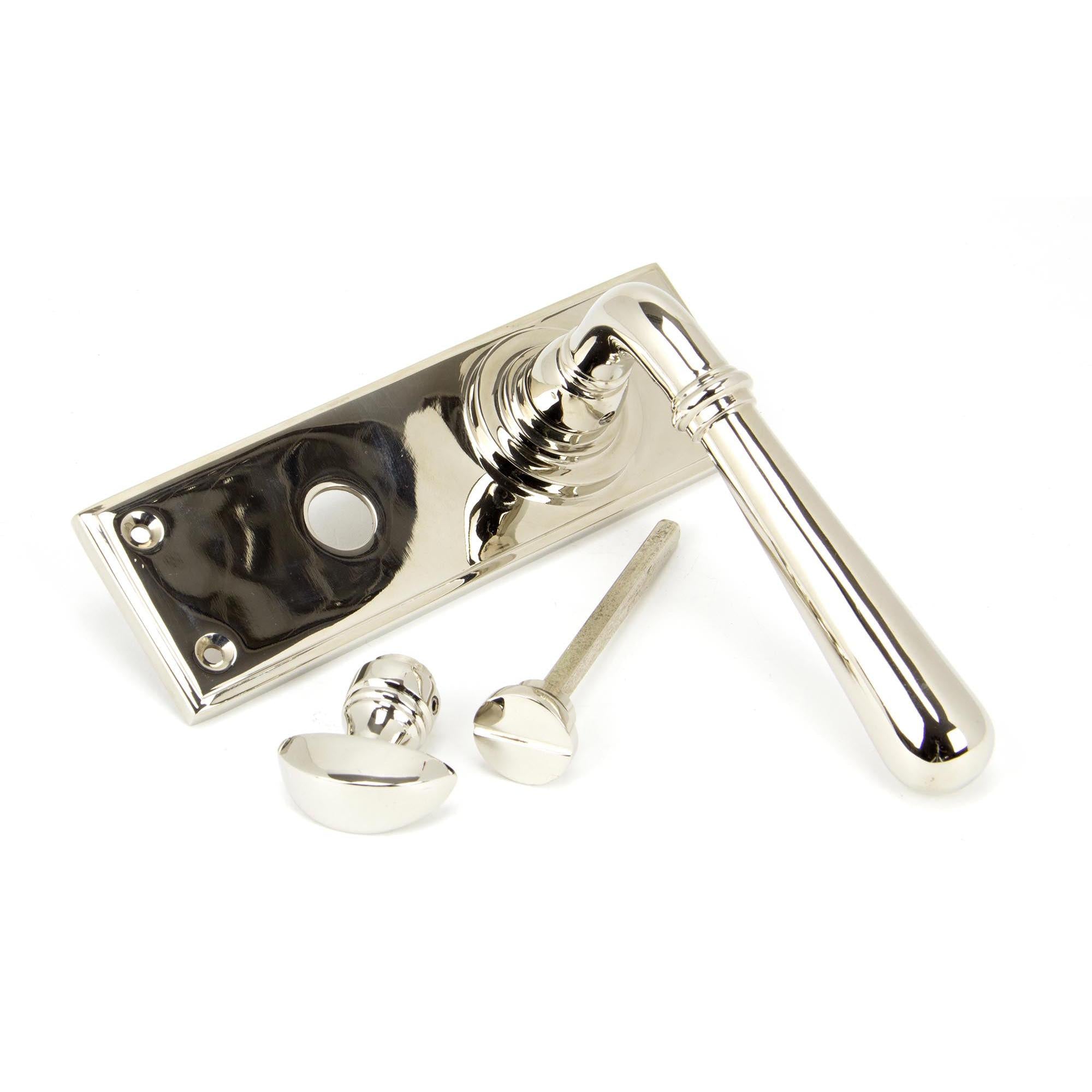 Polished Nickel Newbury Lever Bathroom Set | From The Anvil - Lever Bathroom - From The Anvil - Yester Home