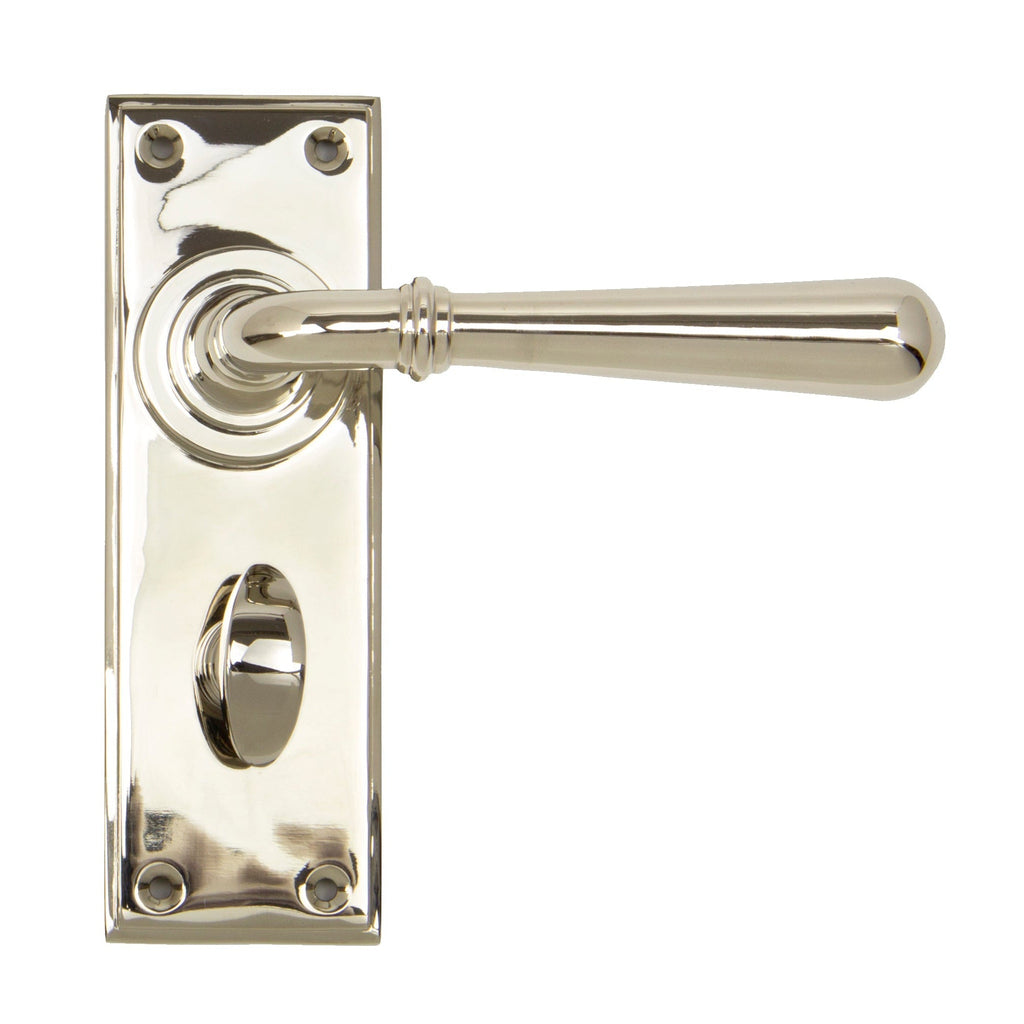 Polished Nickel Newbury Lever Bathroom Set | From The Anvil-Lever Bathroom-Yester Home