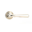 Polished Nickel Newbury Lever on Rose Set (Beehive) - Unsprung | From The Anvil - Concealed - From The Anvil - Yester Home