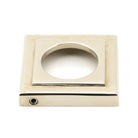Polished Nickel Newbury Lever on Rose Set (Square) - Unsprung | From The Anvil-Concealed-Yester Home