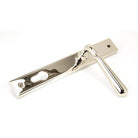 Polished Nickel Newbury Slimline Lever Espag. Lock Set | From The Anvil - Espagnolette - From The Anvil - Yester Home