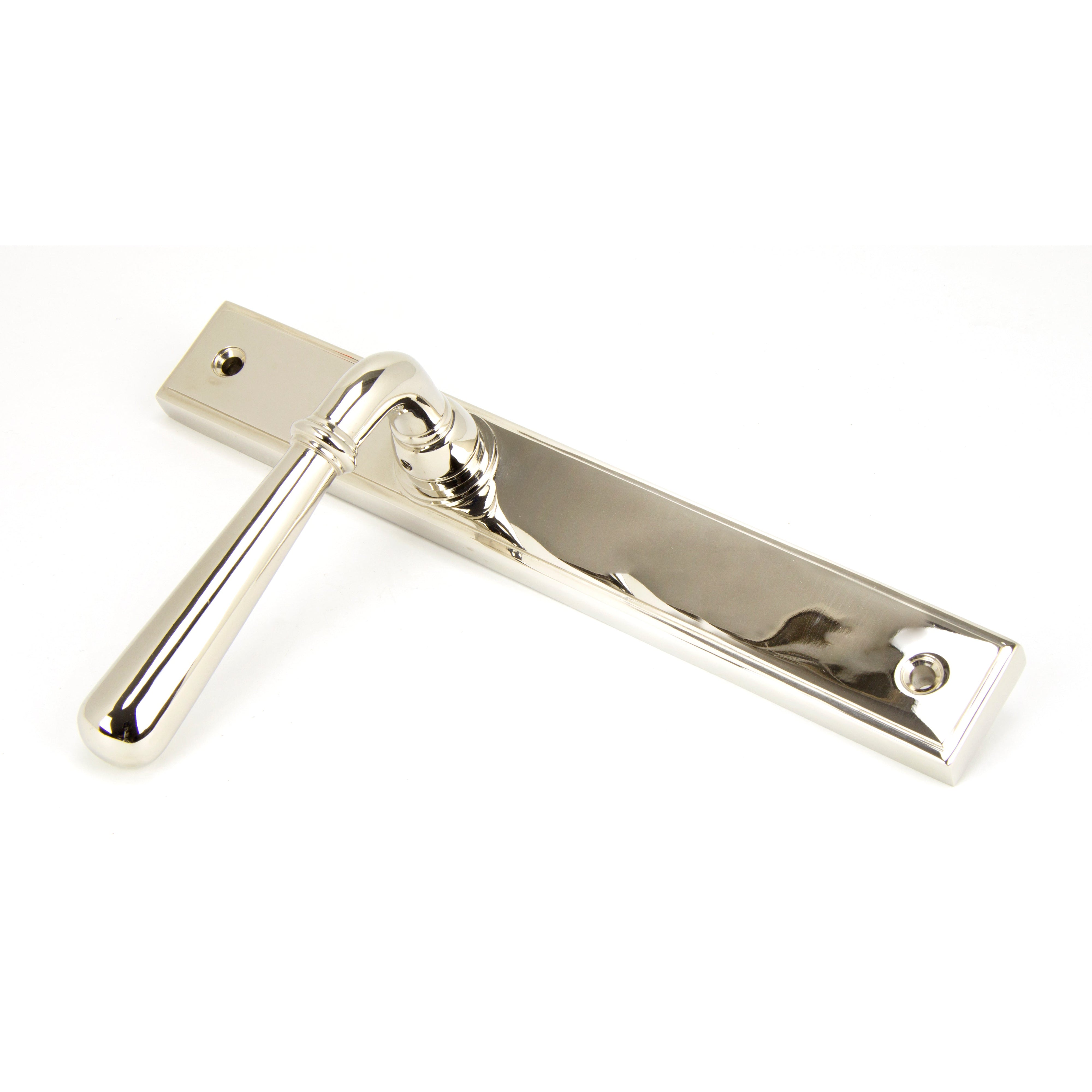 Polished Nickel Newbury Slimline Lever Latch Set | From The Anvil-Espagnolette-Yester Home