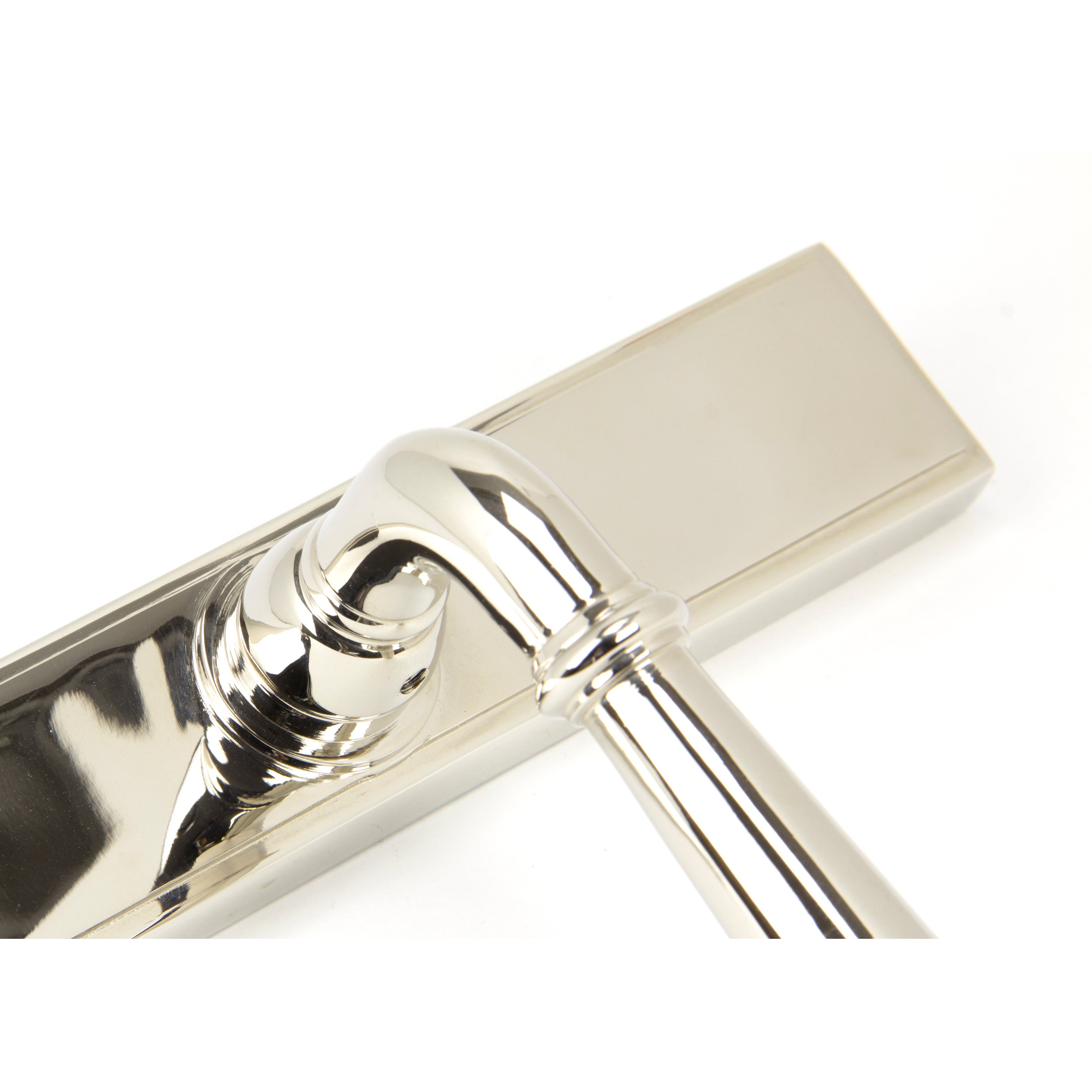 Polished Nickel Newbury Slimline Lever Latch Set | From The Anvil-Espagnolette-Yester Home