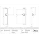 Polished Nickel Newbury Slimline Lever Latch Set | From The Anvil-Espagnolette-Yester Home