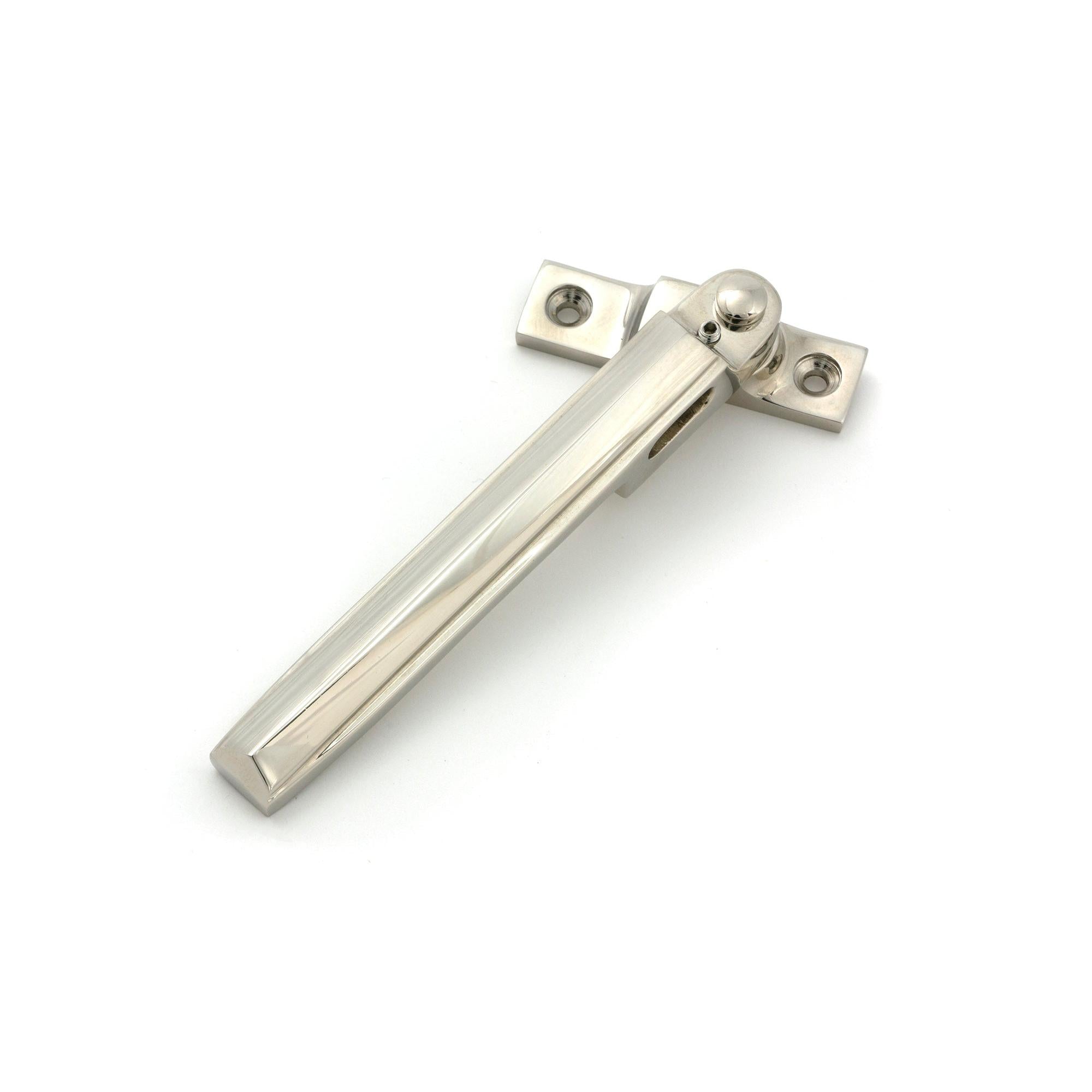 Polished Nickel Night-Vent Locking Art Deco Fastener - Night-Vent Fasteners - From The Anvil - Yester Home